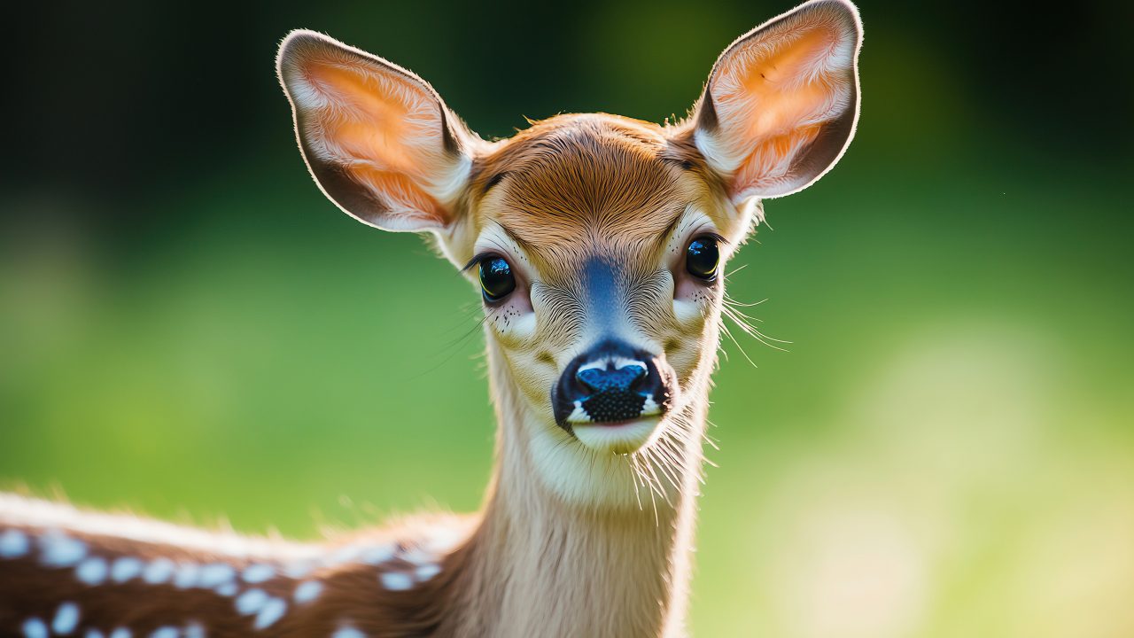 Feeding the deer