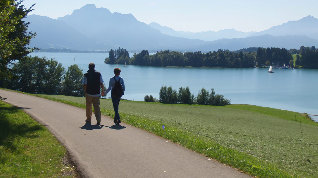 The picturesque Illasbergsee