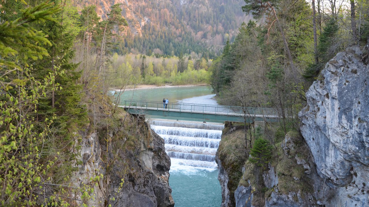 De Lechwaterval in Füssen