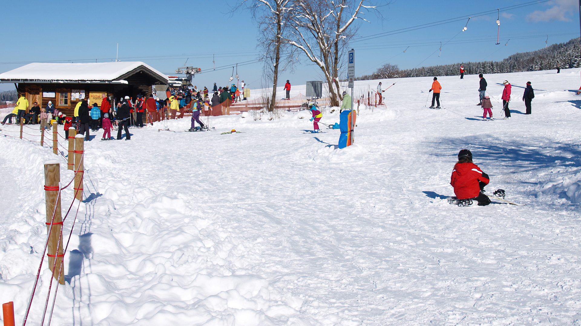 The ski area in Nesselwang