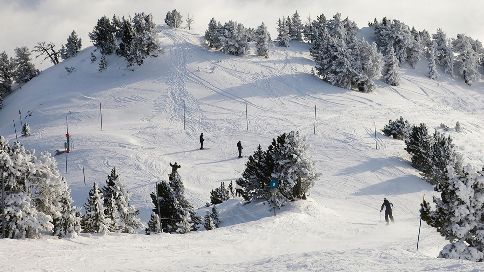 The Grünten ski lifts