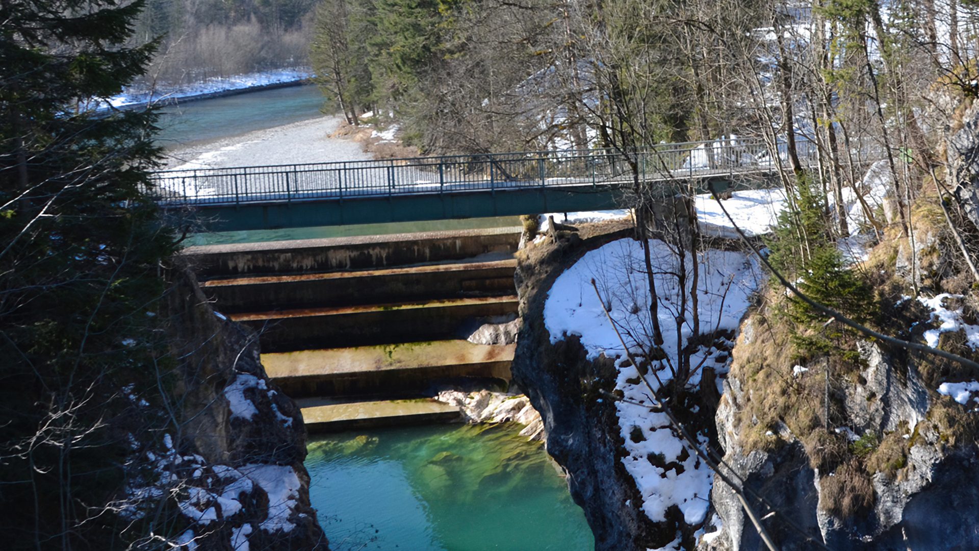 A leisurely winter hike: The Lechfall circuit