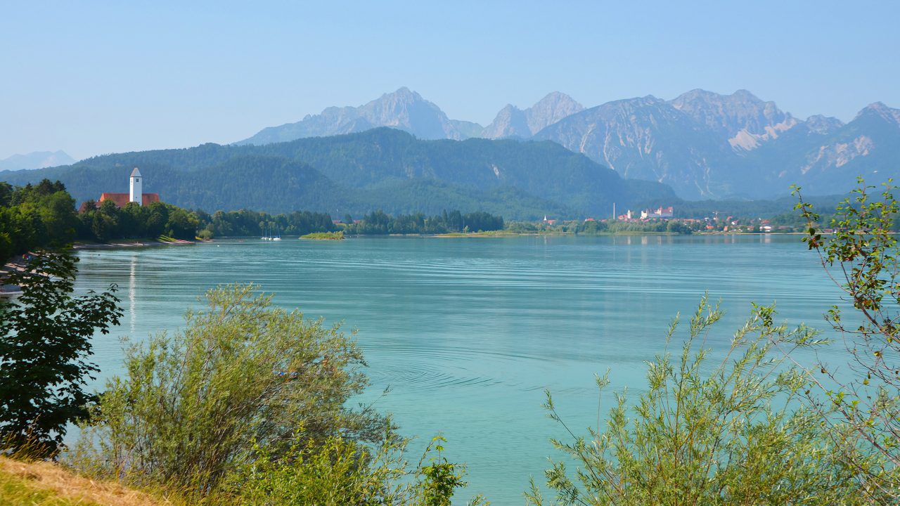 Der Forggensee-Panoramaweg