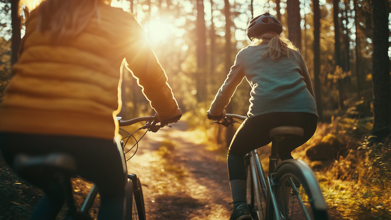 De ongeveer 41 kilometer lange hangbrugfietstocht