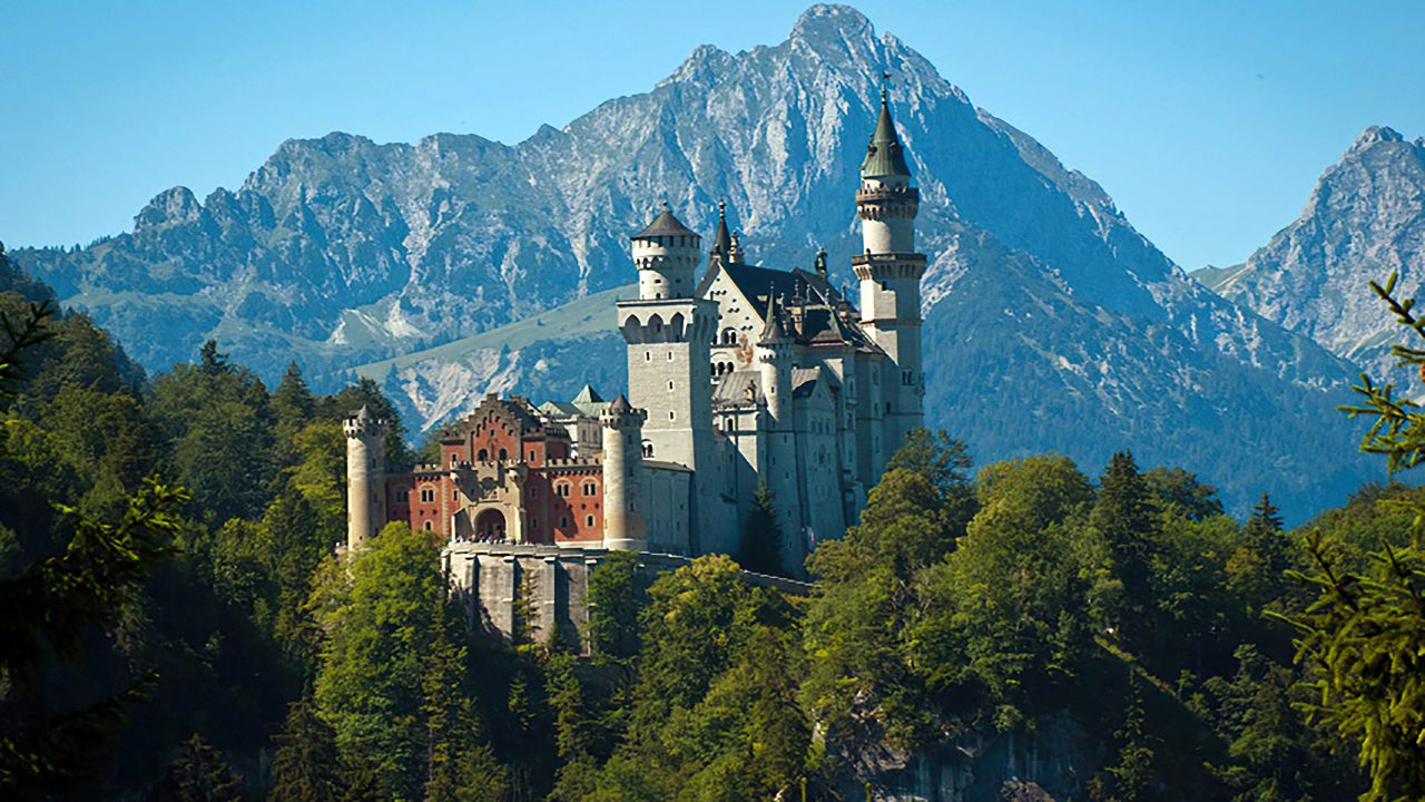 Neuschwanstein aus unterschiedlichen Perspektiven – Motiv 1