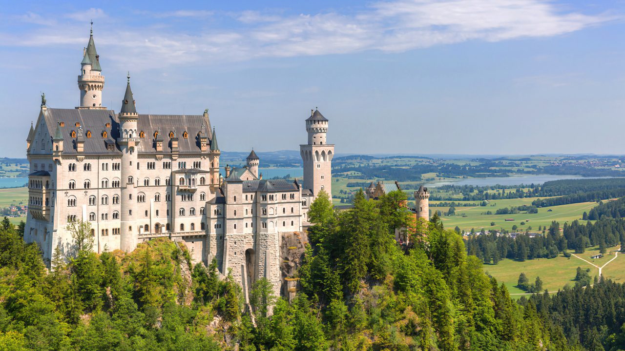 Neuschwanstein aus unterschiedlichen Perspektiven – Motiv 2