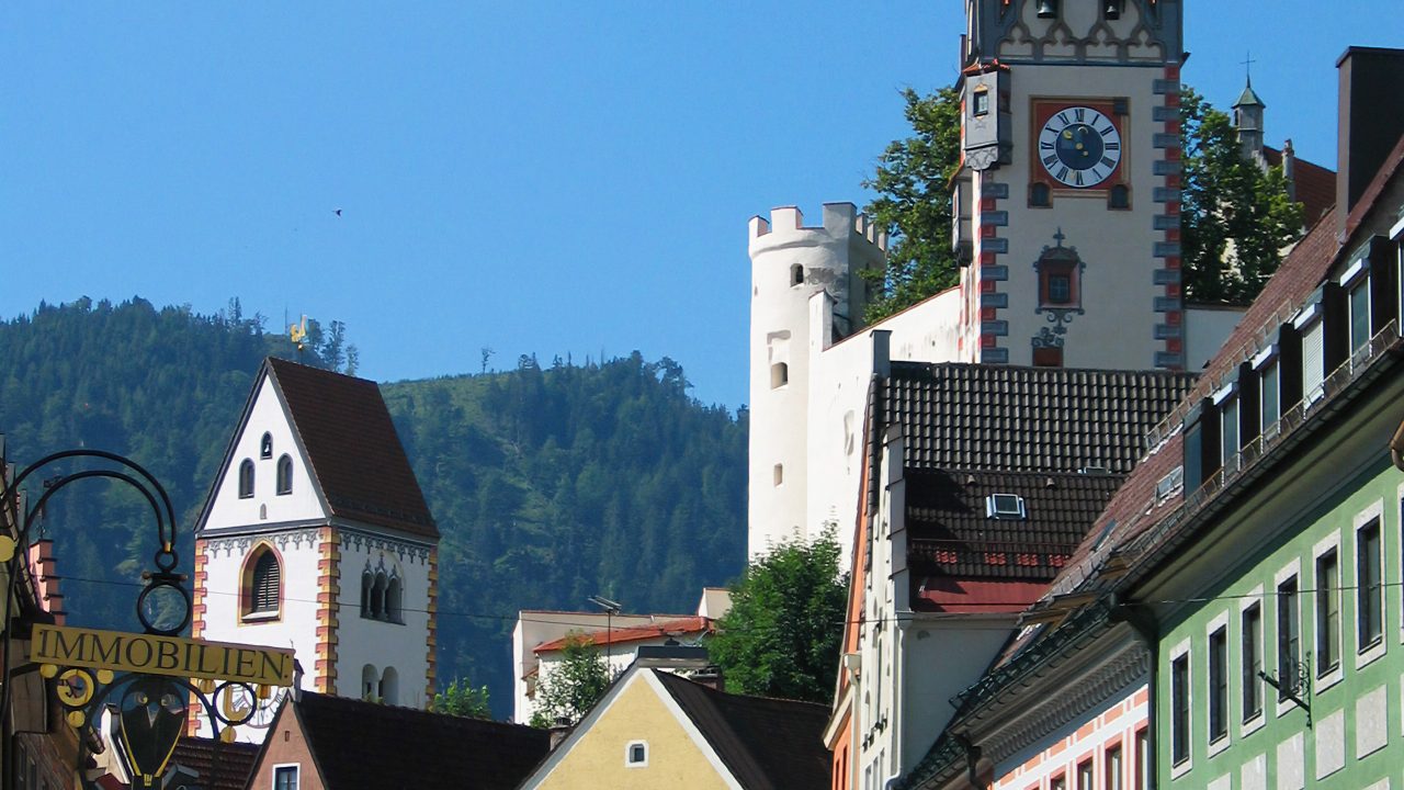 The High Castle above Füssen old town – view 3