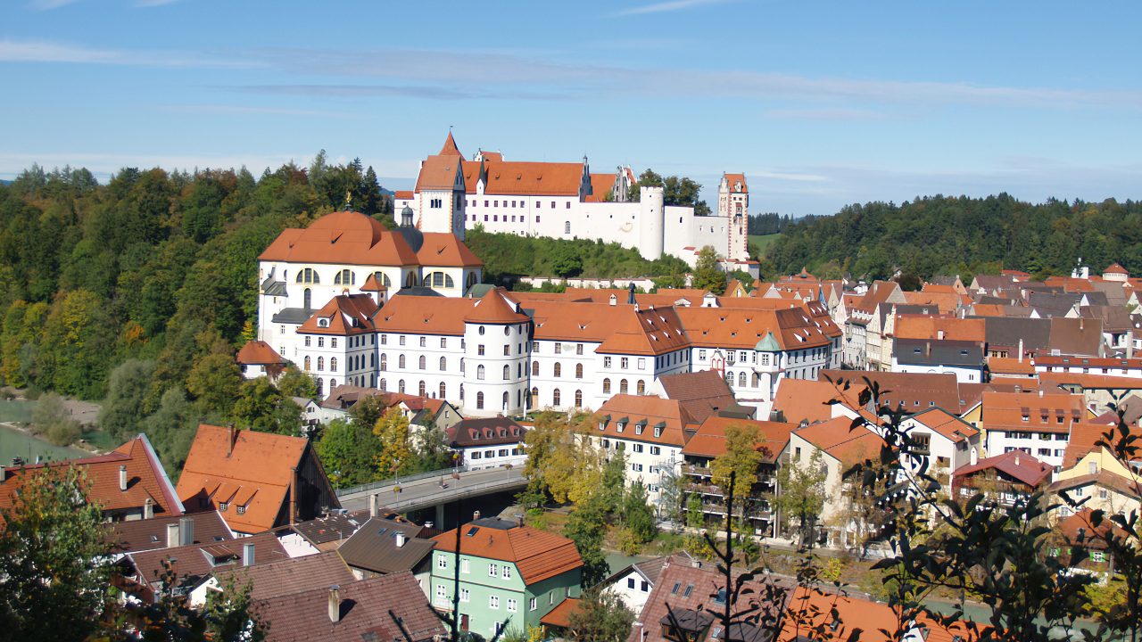 The High Castle above Füssen old town – view 1