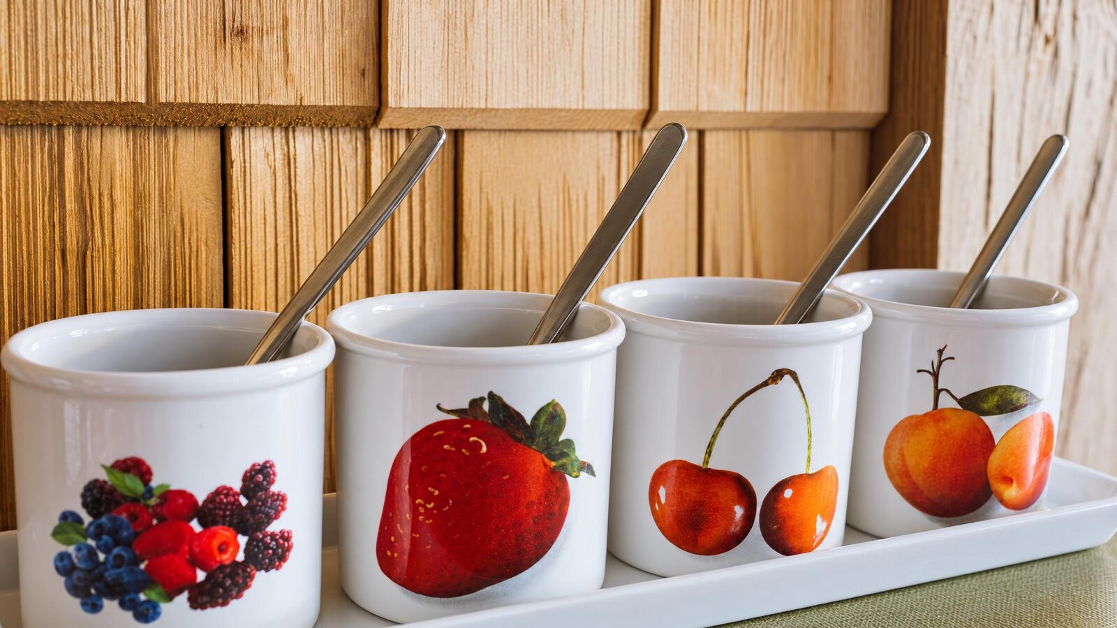 Huisgemaakte fruitspreads in het Dreimäderlhaus