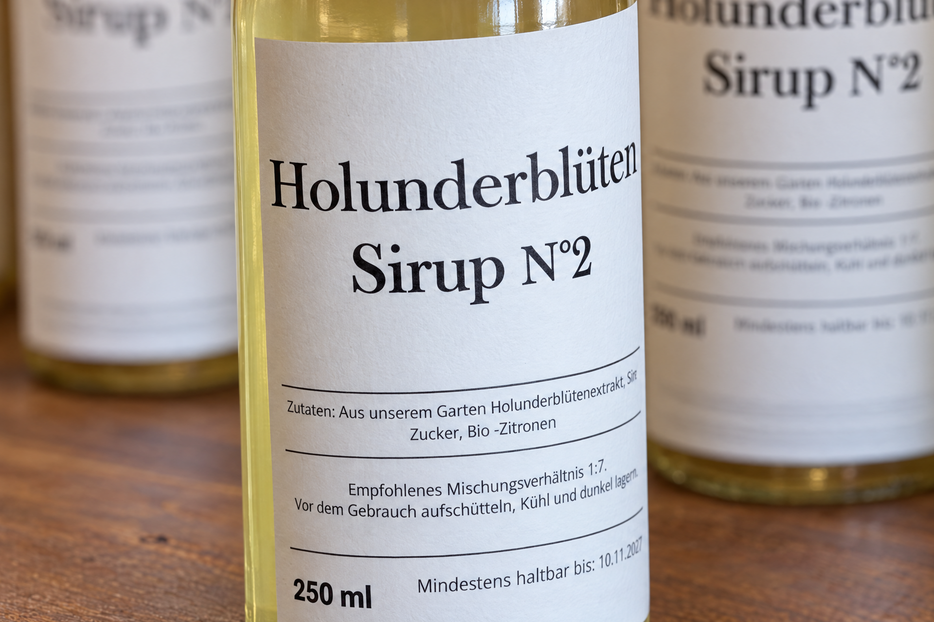 Elderflower syrup N°2 - 250ml.