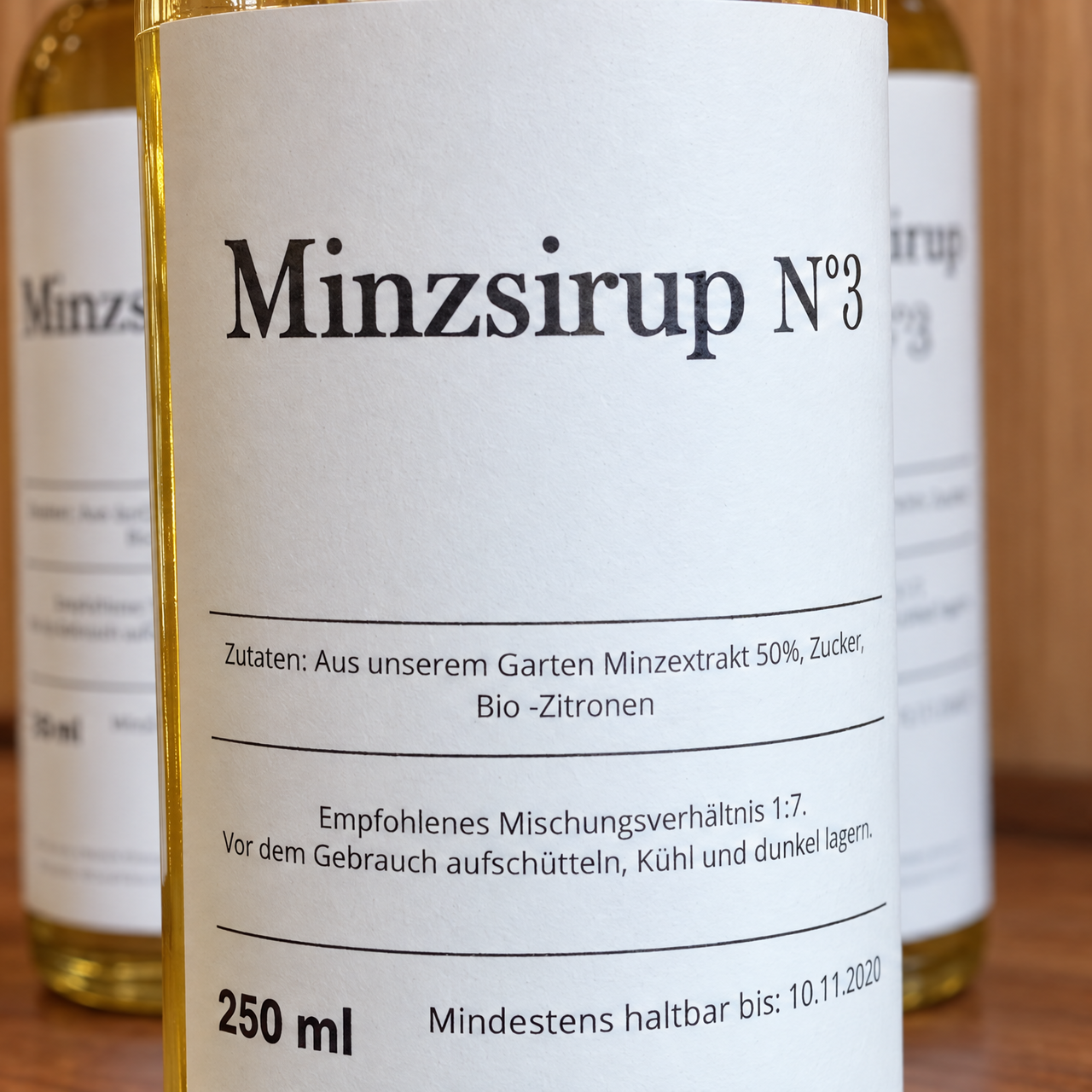 Minzsirup N°3 - 250ml