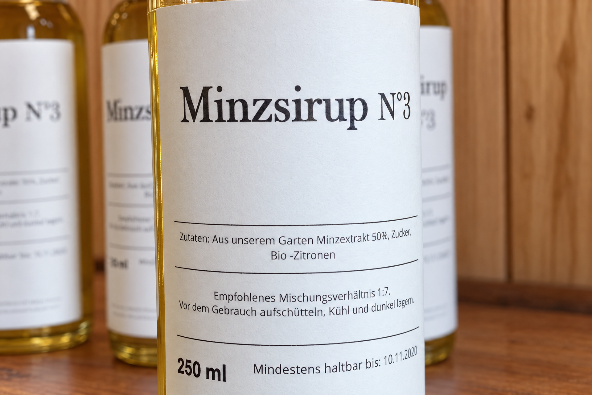 Minzsirup N°3 - 250ml